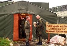 Die Feldkapelle des Airfield Prizren/Kosovo  (Quelle: KMBA)