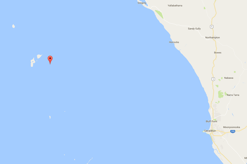 Die "Insel der zornigen Geister" - GoogleMap
