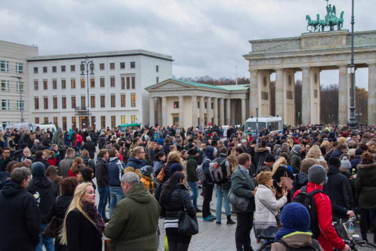 auf dem Pariser Platz