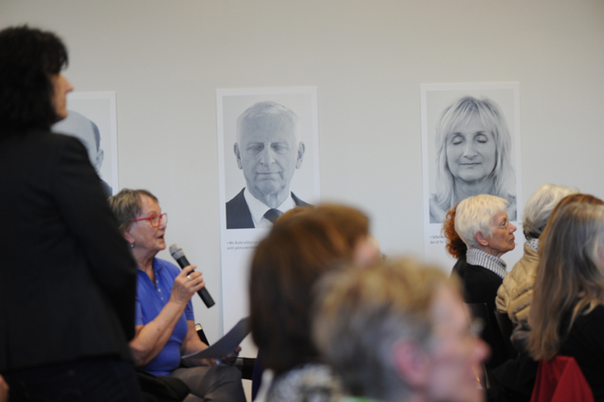 Diskussionen mit dem Publikum