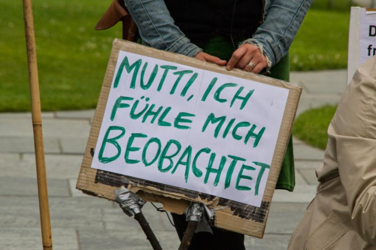 Kundgebung vor dem Bundeskanzleramt