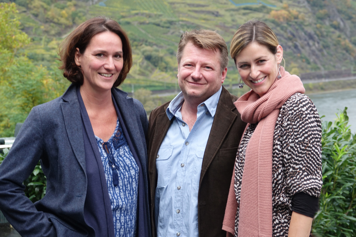 Das Präsidium des hpd e.V.: Ricarda Hinz, Rainer Rosenzweig, Natalie Grams (v.l.n.r.)