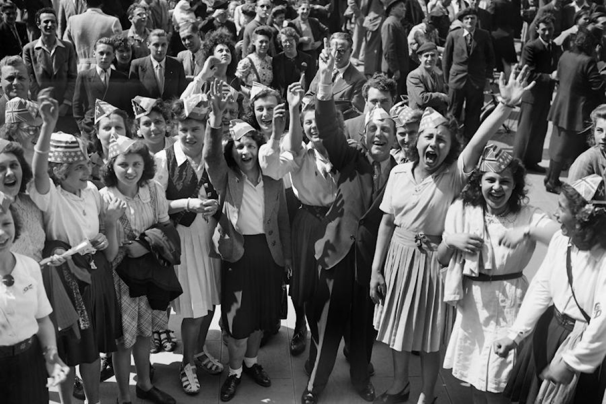 historisch: der 8. Mai 1945 in Paris