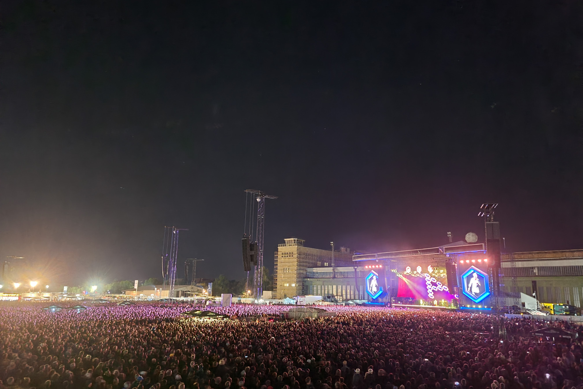 Blick auf das Ärzte-Konzert