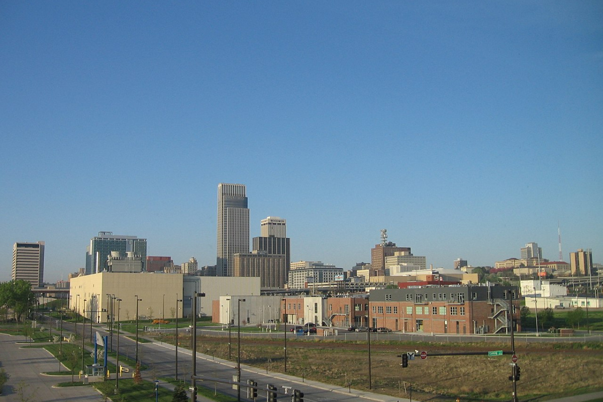 Innenstadt von Omaha, Nebraska