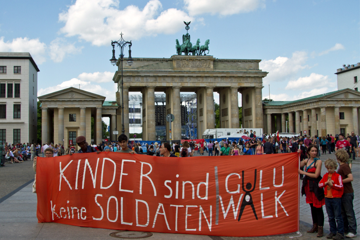 Kinder für Kinder- und Menschenrechte: Gulu Walk 2012