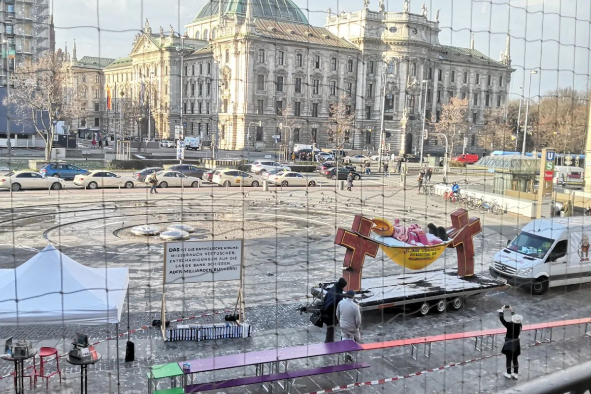 Demo auf dem Stachus