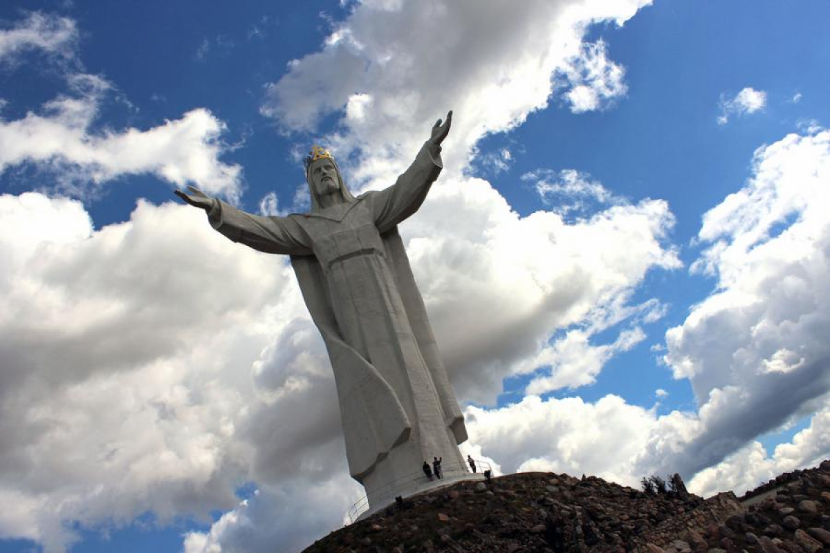 Christus-König-Statue in Świebodzin