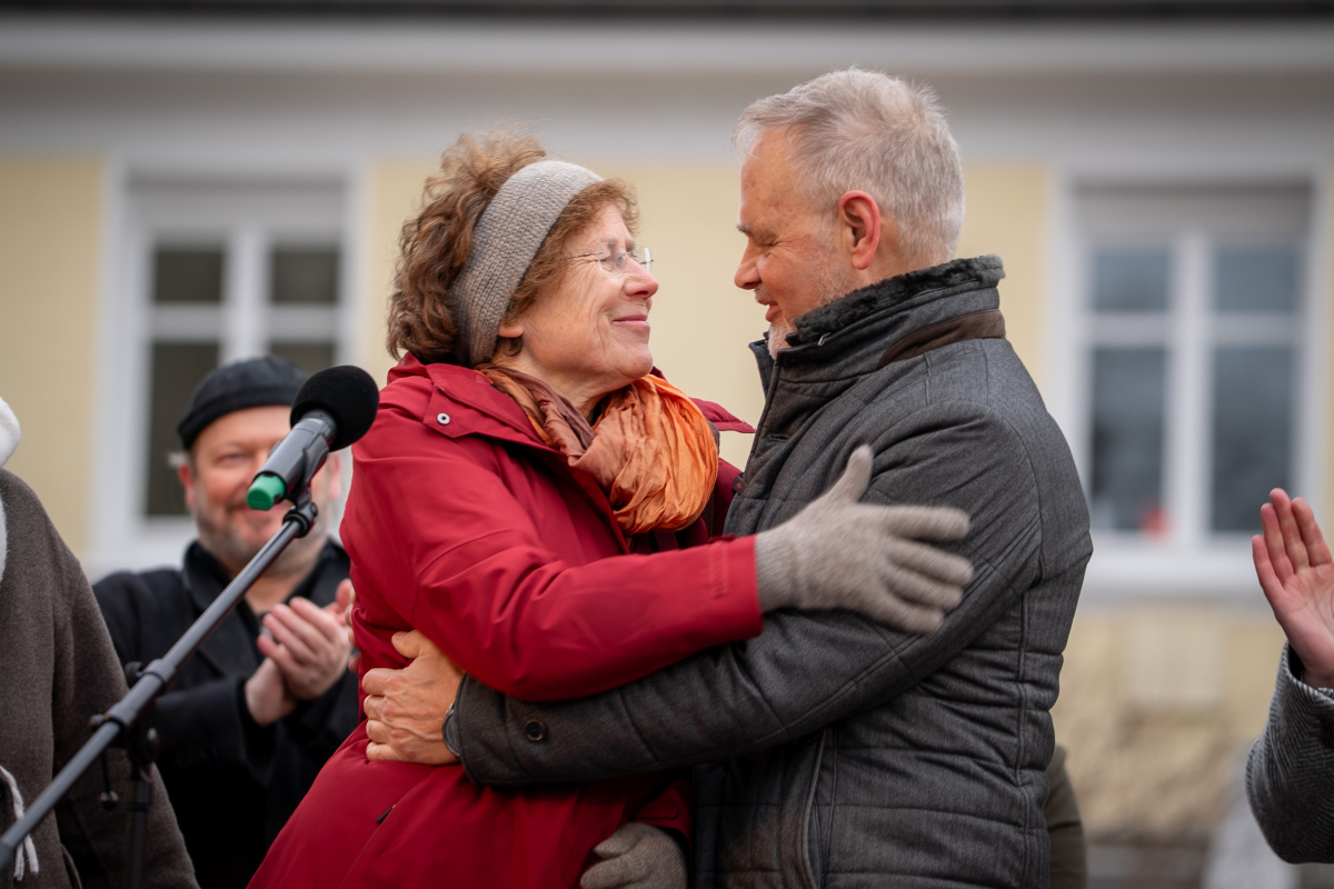 Joachim Volz und Kristina Hänel