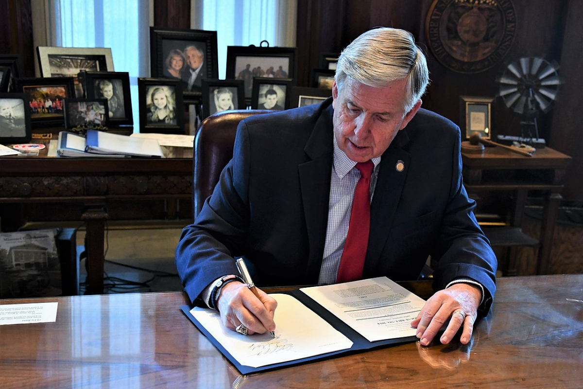 Missouris republikanischer Governeur Mike Parson