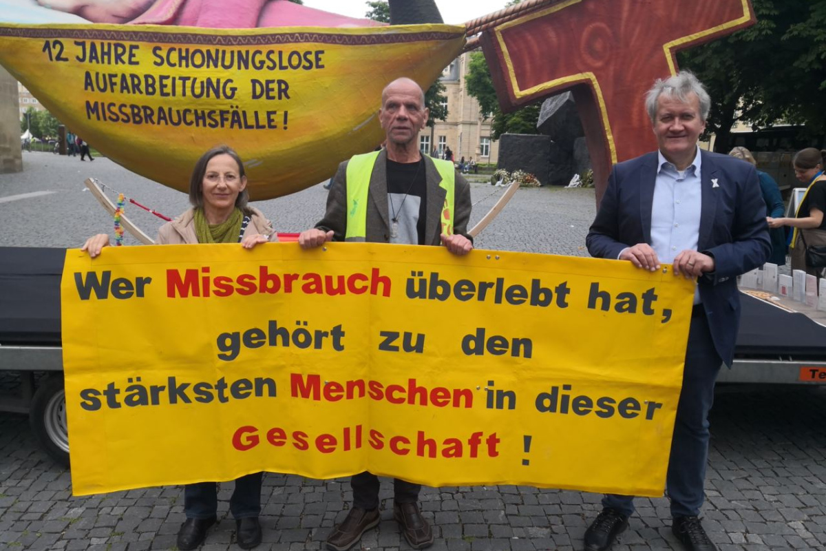 Agnes Wich auf dem Katholikentag 2022
