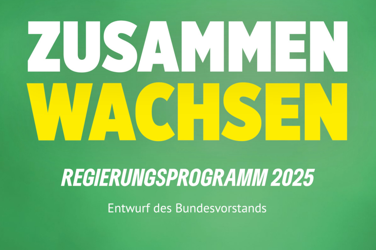 Regierungsprogramm von Bündnis 90/Die Grünen