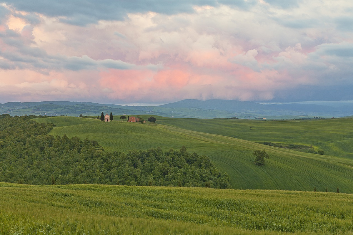Goethe reiste unter anderem auch durch die Toscana.