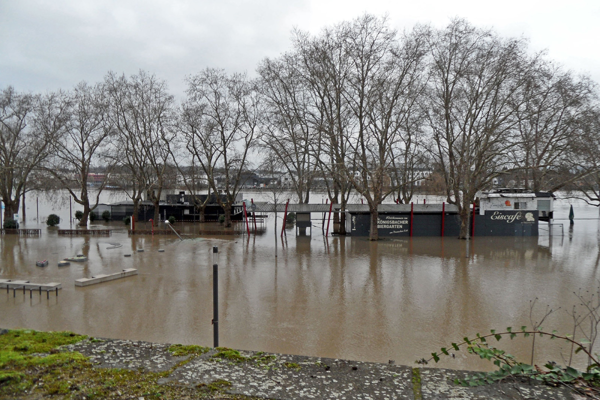 Hochwasser in Koblenz