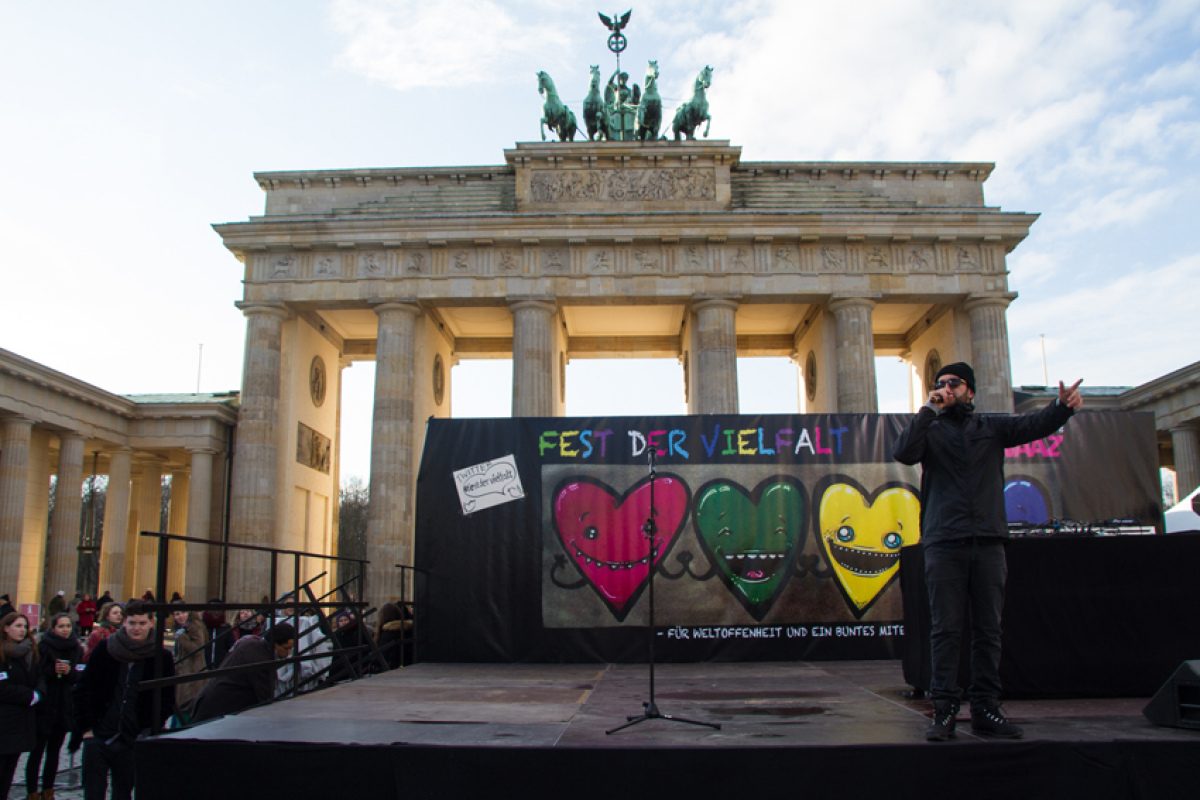 Vielfalt am Brandenburger Tor