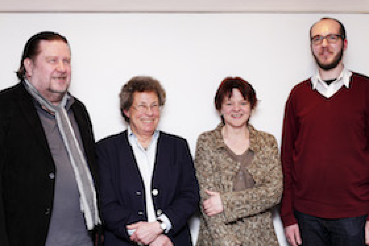 v.l.n.r.: Hans-Jürgen Rosin, Dr. Ingeborg Wirries, Petra Bruns, Christian Szymanek
