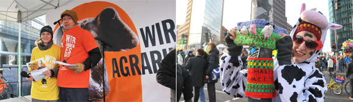 Kundgebung am Potsdamer Platz und Demozug