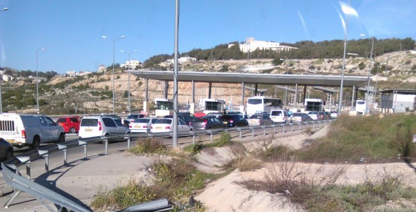 Checkpoint zwischen Bethlehem und Jerusalem