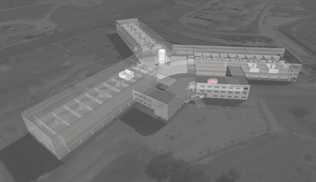 Grafische Nachbildung des Saydnaya-Gefängnisses: © Amnesty International/Forensic Architecture