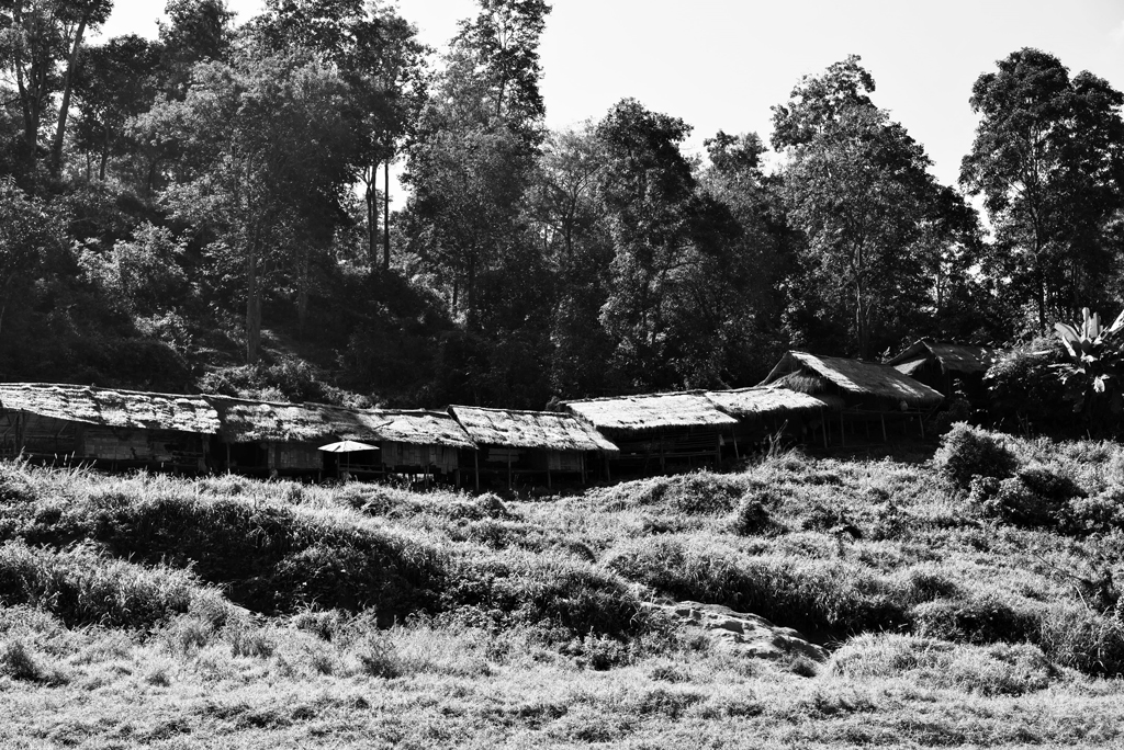 Hütten der Elefantentreiber.
