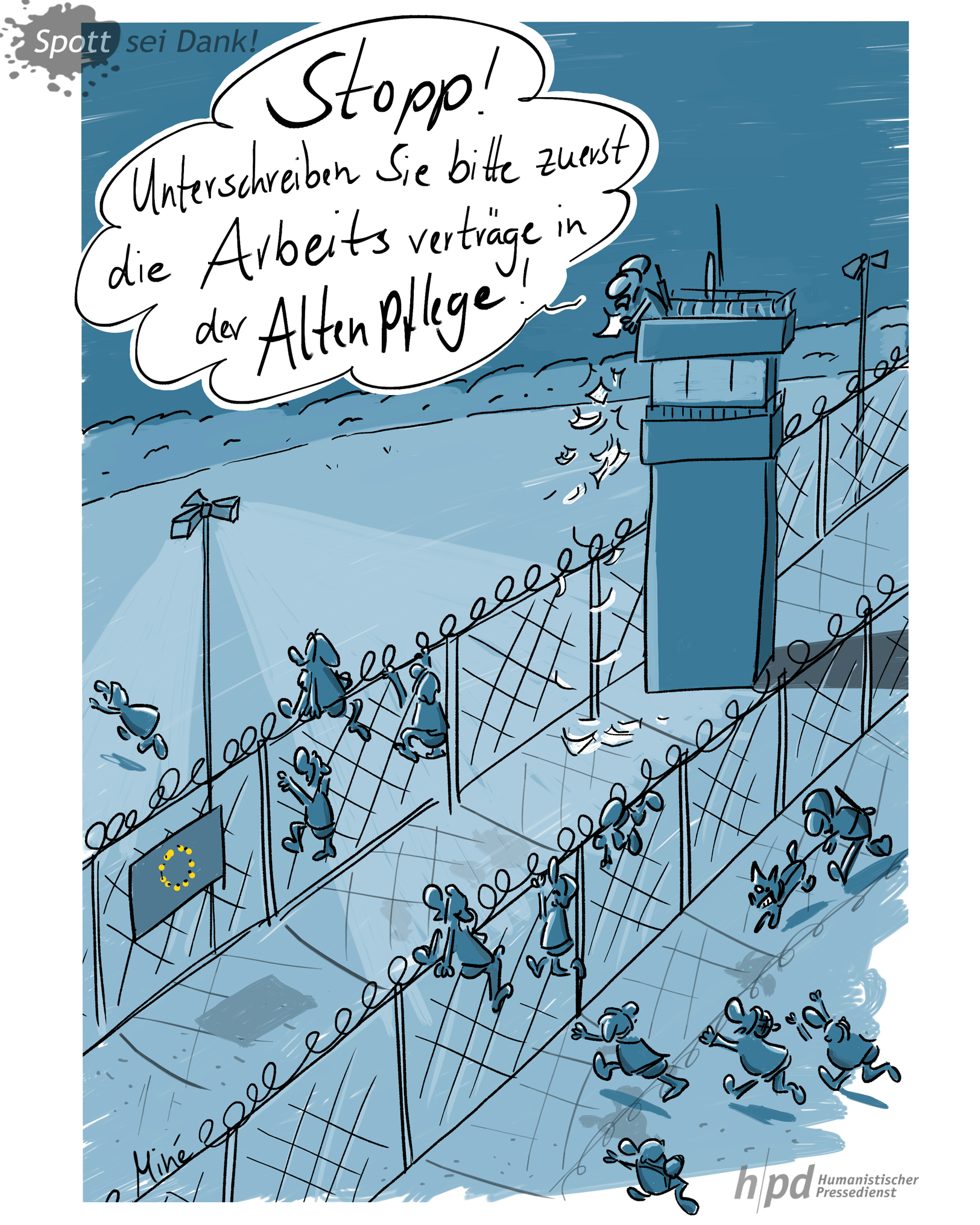 Karikatur: Miné