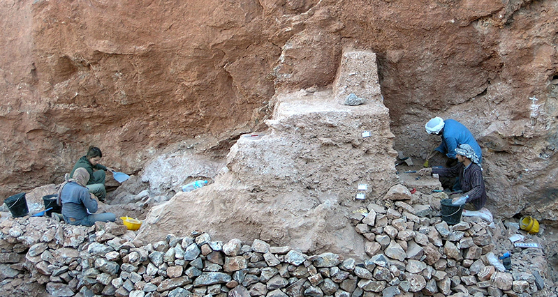 Die Ausgrabungsstätte bei Jebel Irhoud (Marokko)