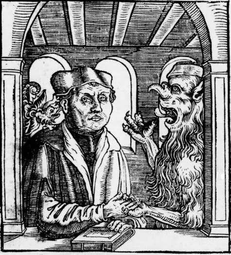 Luther & the harmonious union with Lucifer, Leipzig, 1535