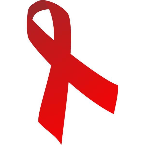 Die Rote Schleife als Symbol der Solidarität mit HIV-positiven und AIDS-kranken Menschen