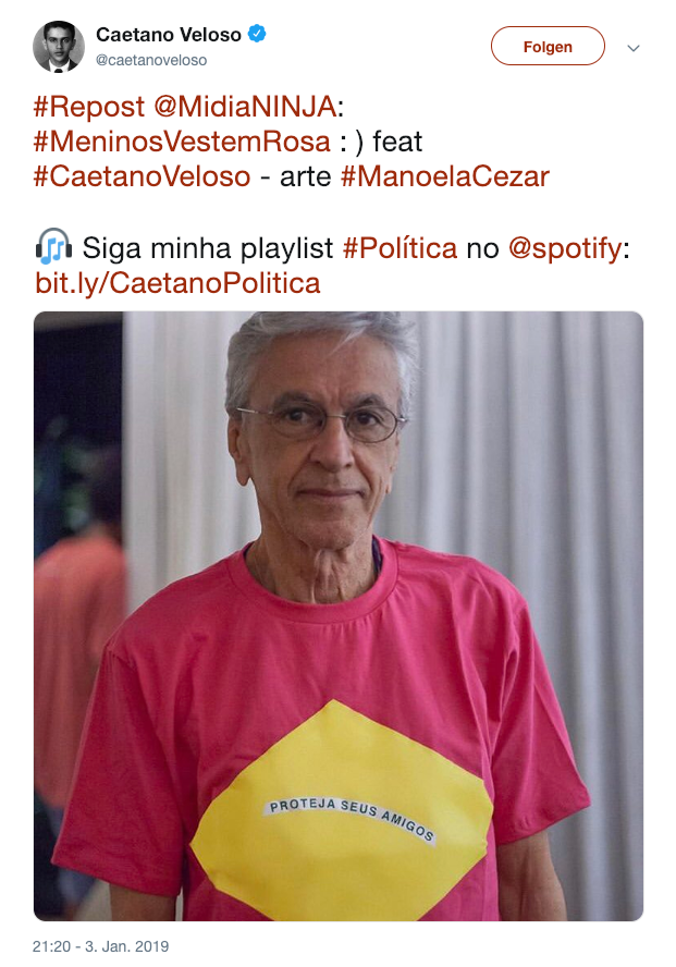 Caetano Veloso via Twitter
