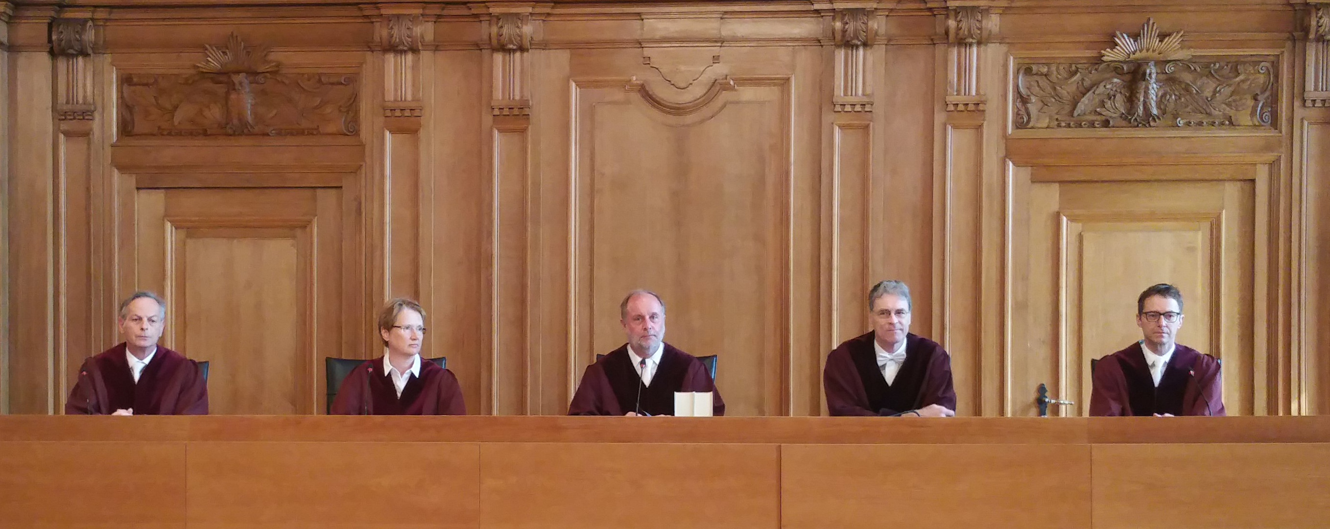 Die fünf Richter des 5. ("Leipziger") Strafsenats des Bundesgerichtshofs, Foto: © Frank Spade