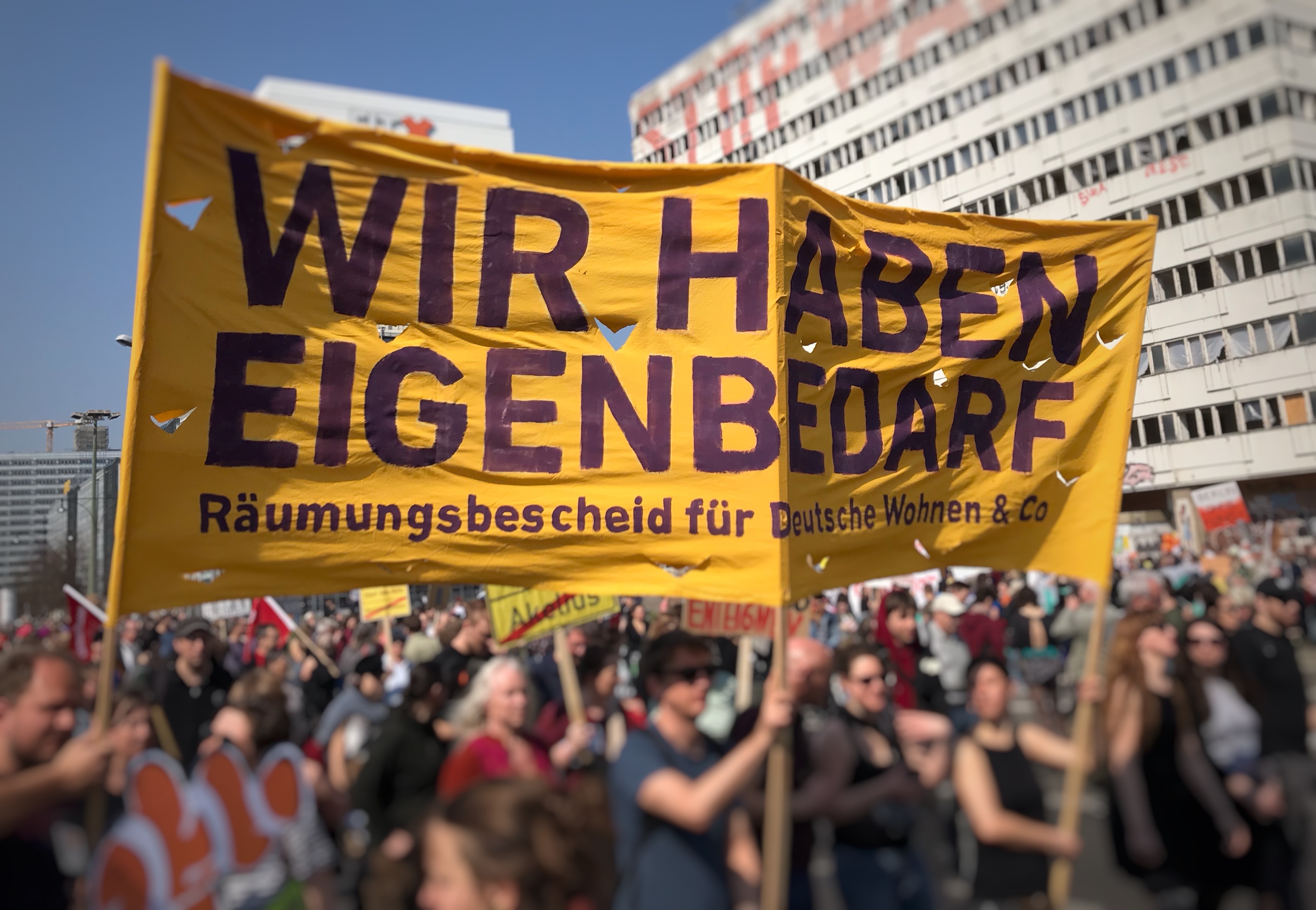 Demonstration in berlin, Foto: © Alexander Hauck
