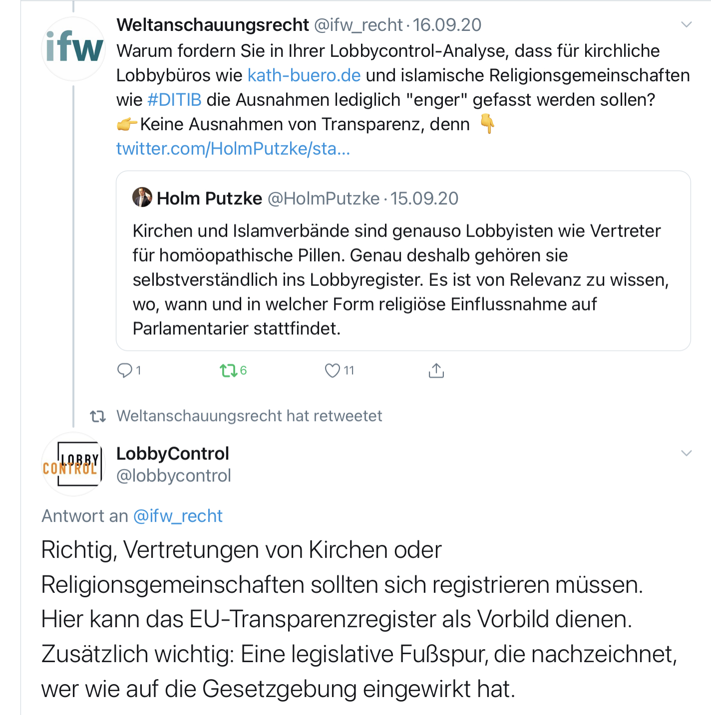 Twitter-Diskussion