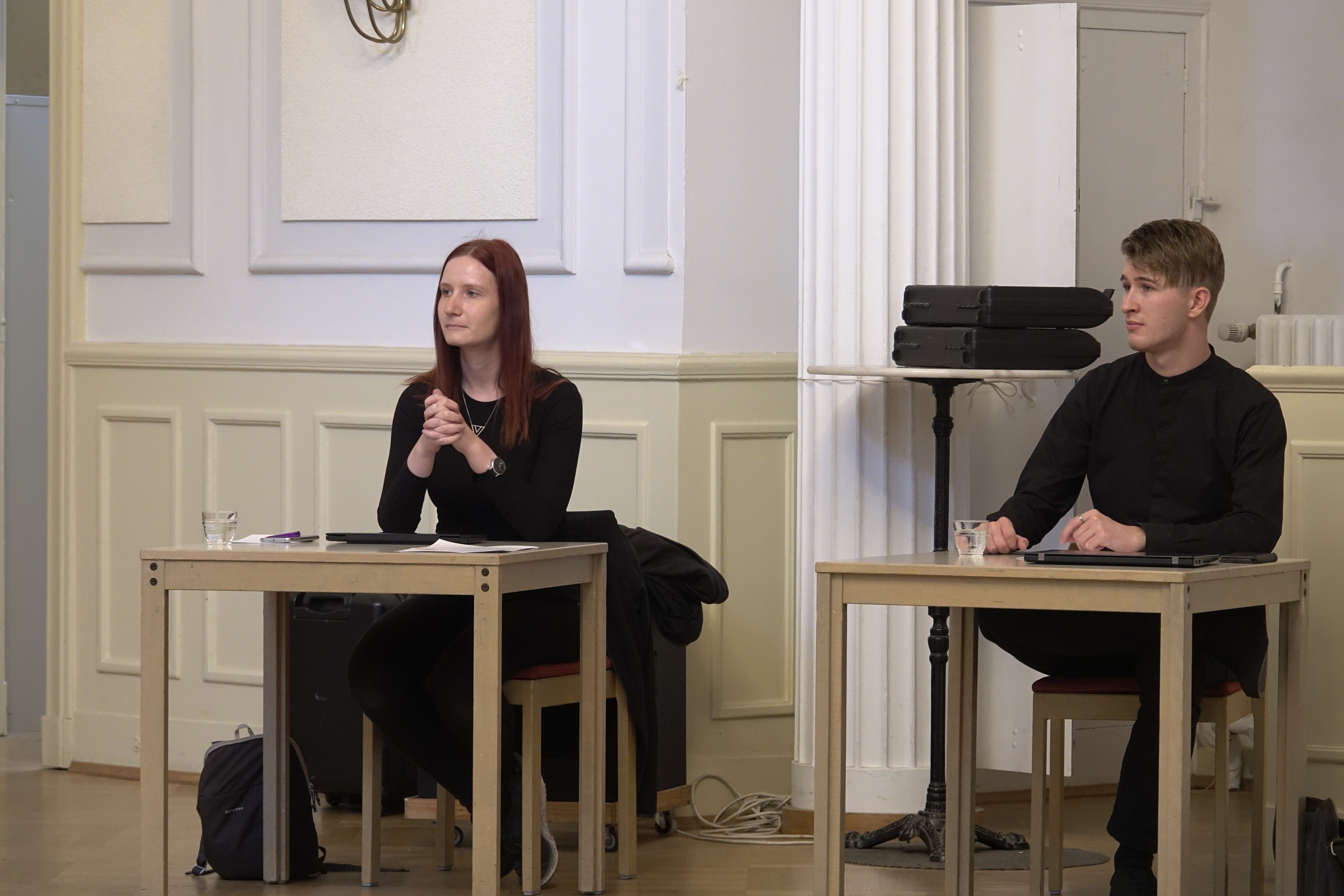 Laura Wartschinski und Konstantin Haubner, Bundesarbeitsgemeinschaft Humanistischer Studierender, Neumitglied im KORSO/Zentralrat, Foto: © Evelin Frerk/KORSO