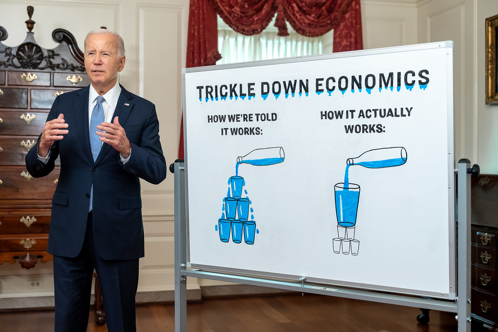 Präsident Joe Biden erklärt Trickle Down, The White House 2023