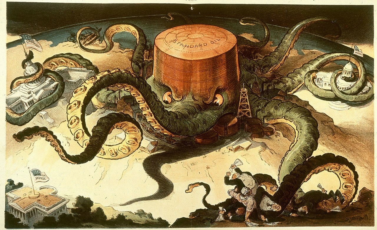 Standard Oil als monopolistischer Oktopus