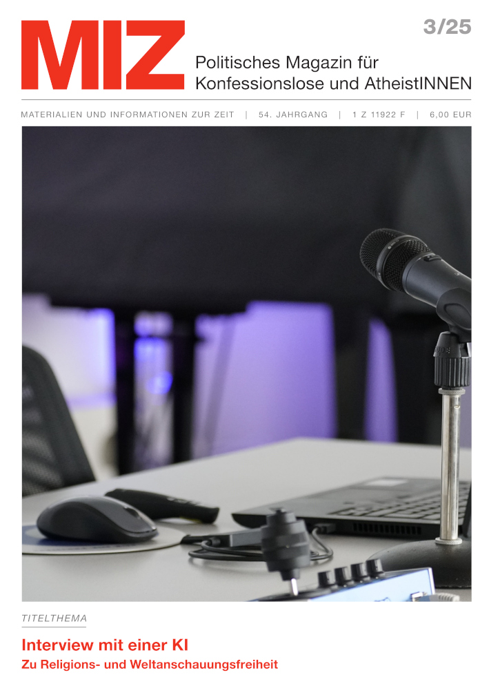 Titelblatt MIZ 3/25 Titelblatt MIZ 3/25