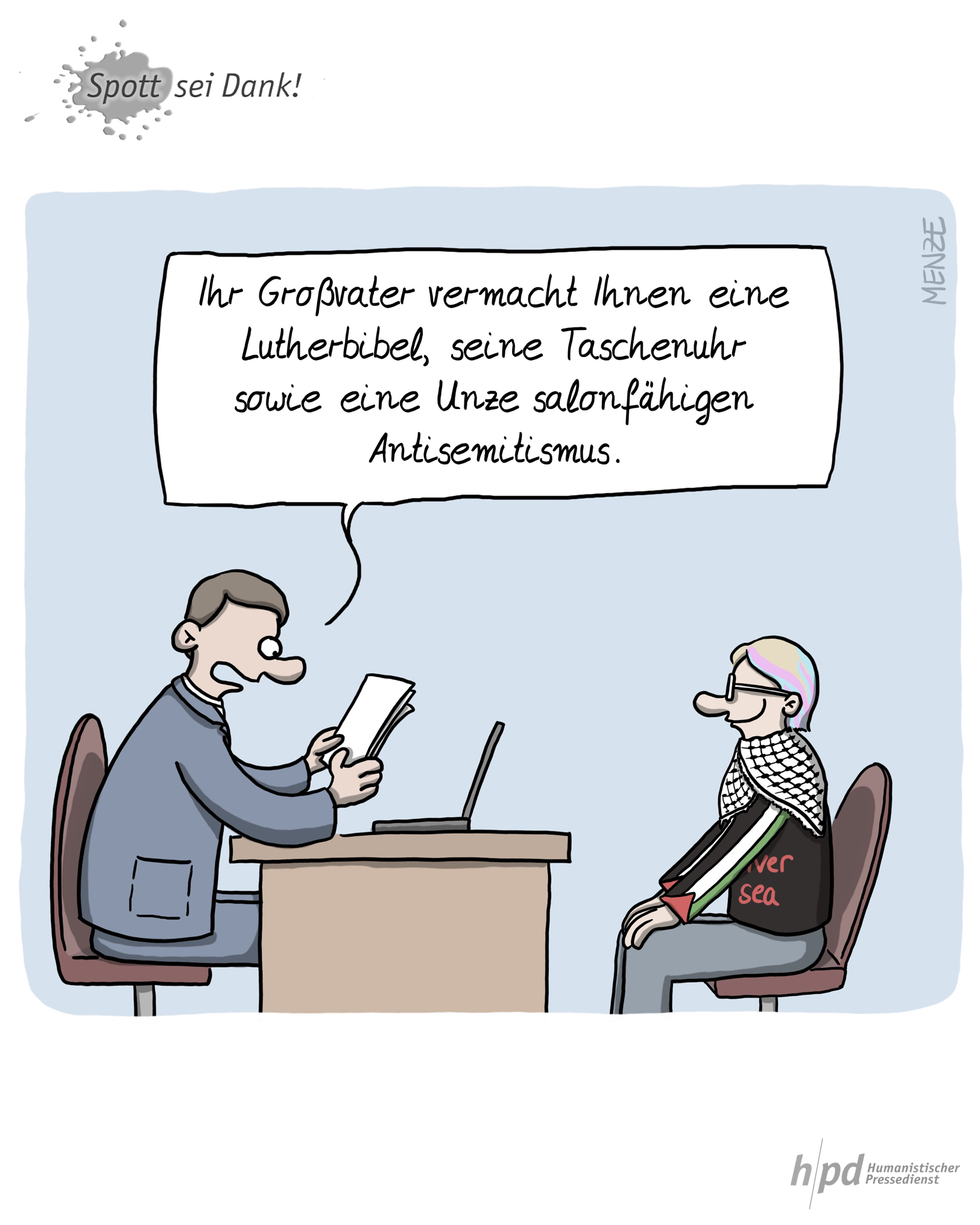 Karikatur: Nadia Menze