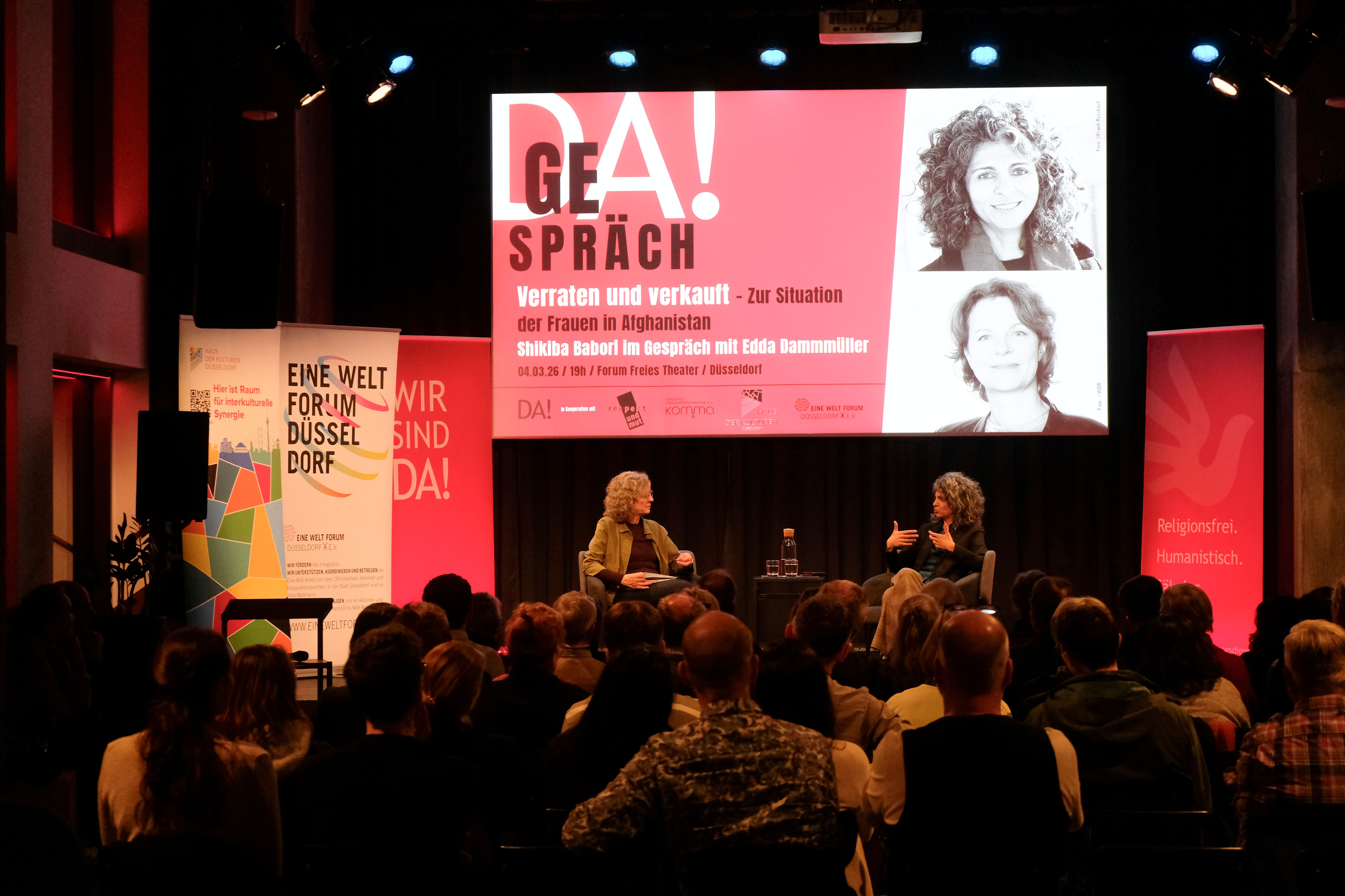 Shikiba Babori und Edda Dammmüller