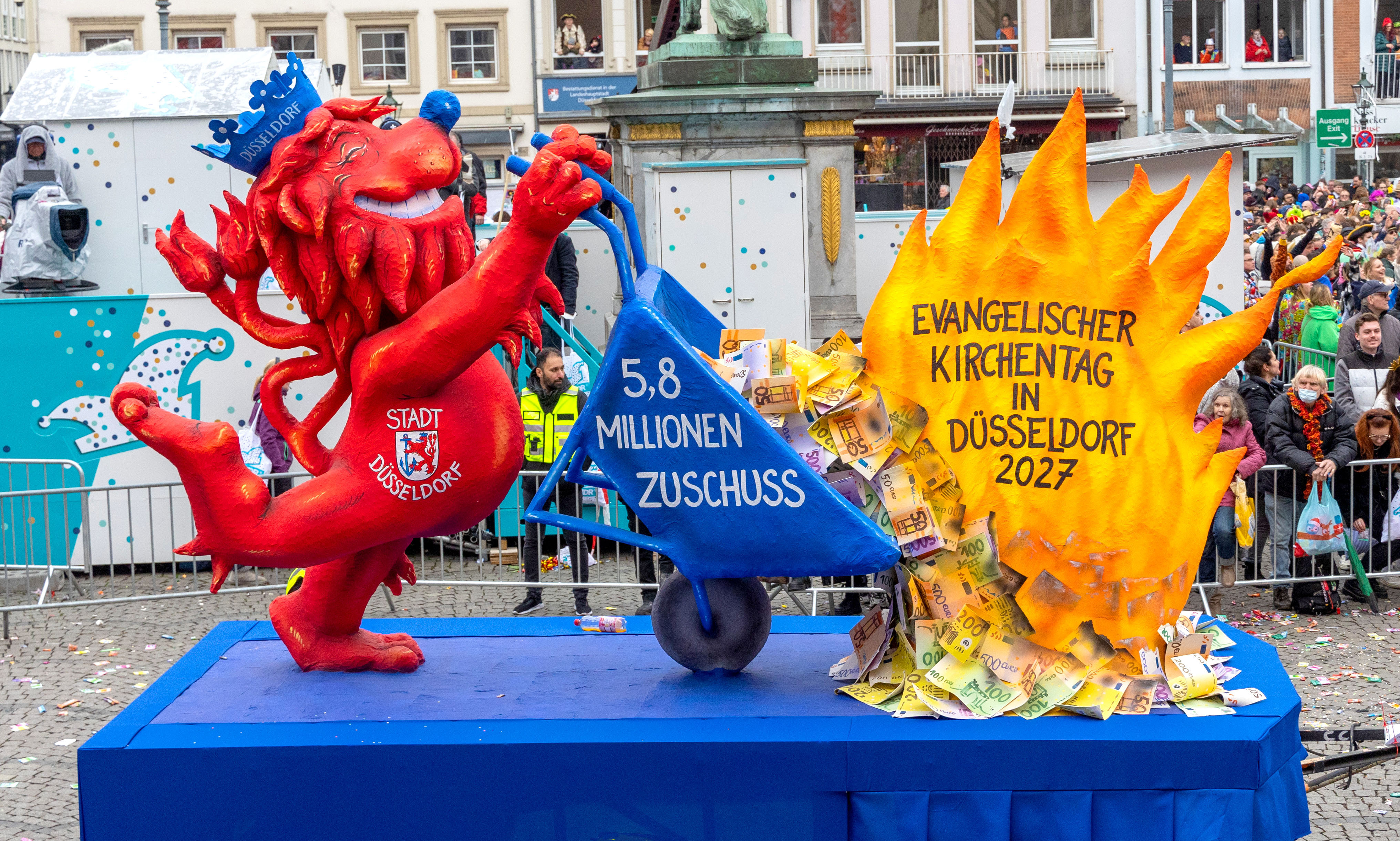 Düsseldorf verbrennt Geld beim Kirchentag