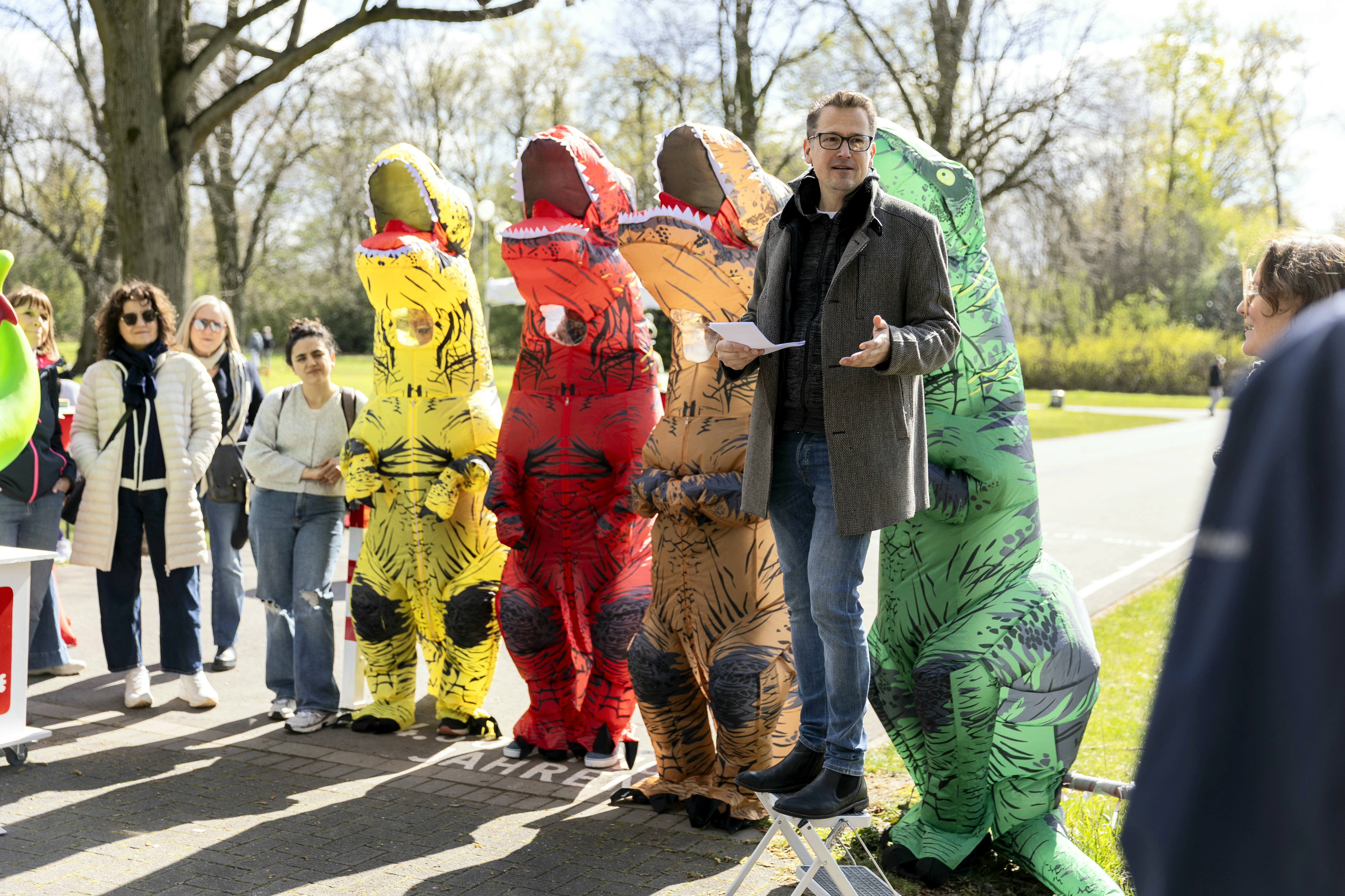 Erste Führung auf dem neuen Evolutionsweg in Düsseldorf