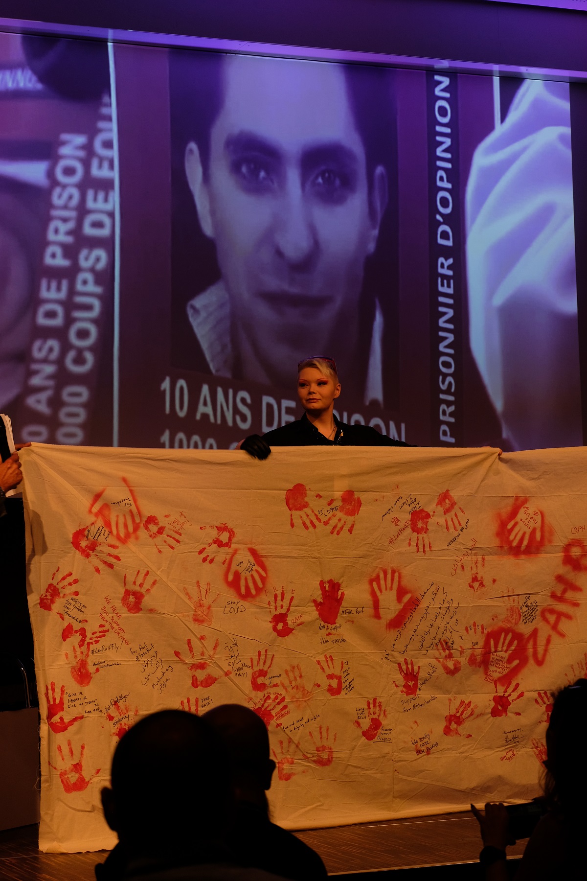 Solidaritätsaktion für Raif Badawi
