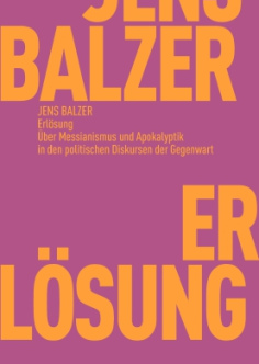 Buchcover Jens Balzer "Erlösung"