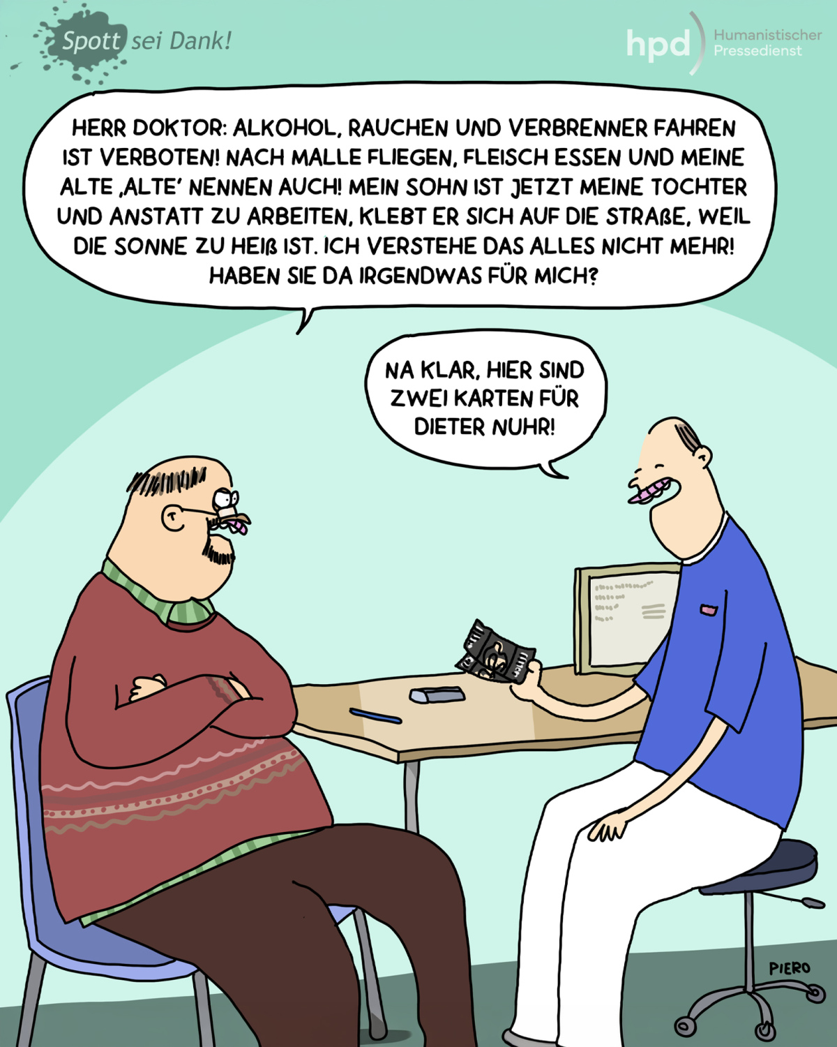 Karikatur: Piero Masztalerz