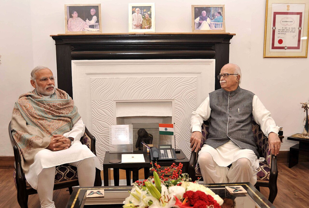 Narendra Modi und Lal Krishna Advani