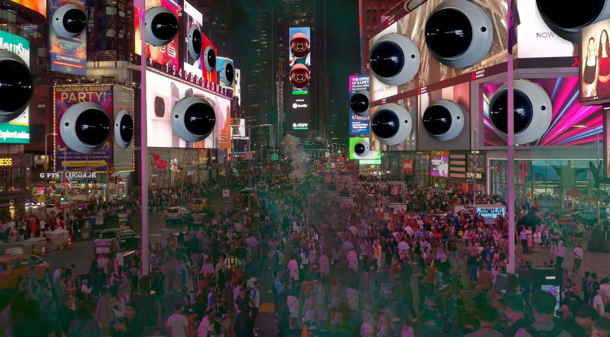 Überwachter Times Square