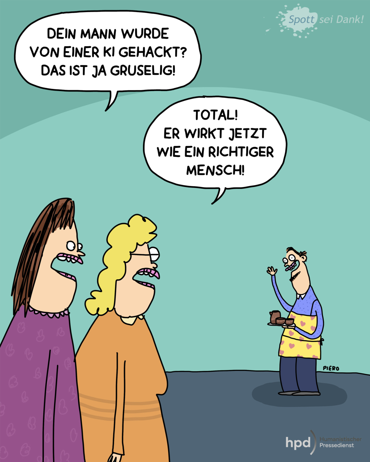 Von KI gehackter Mann