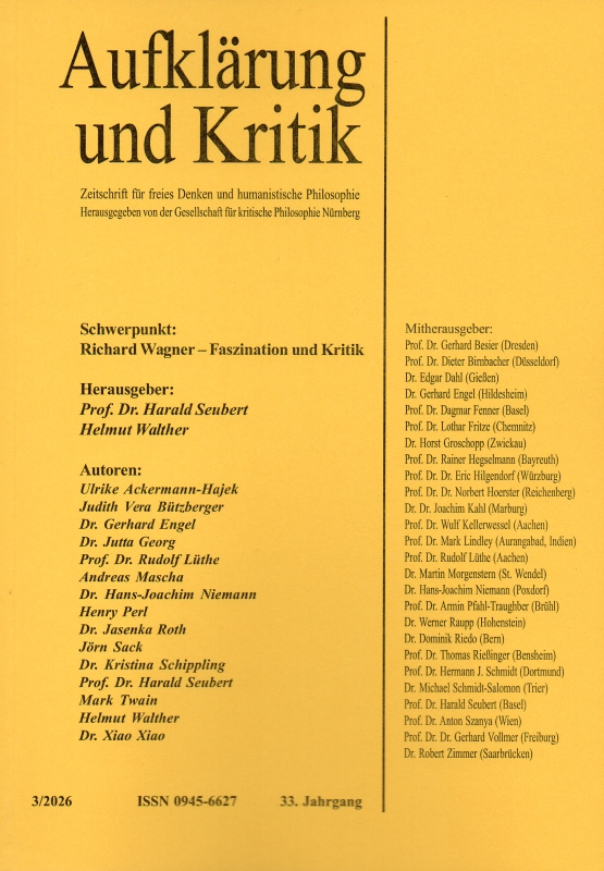 Aufklärung und Kritik 3/26