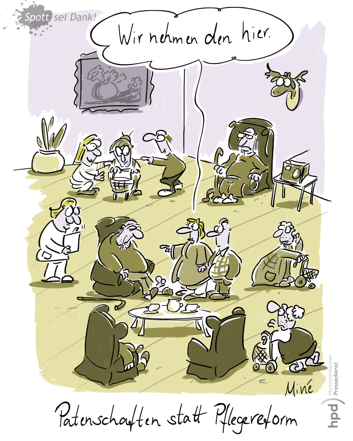 Karikatur: Miné