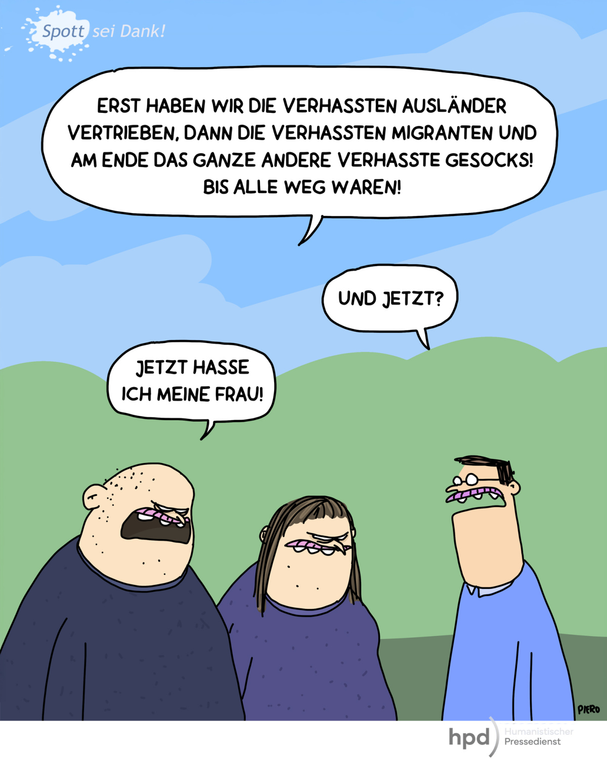 Piero: Vertreibung