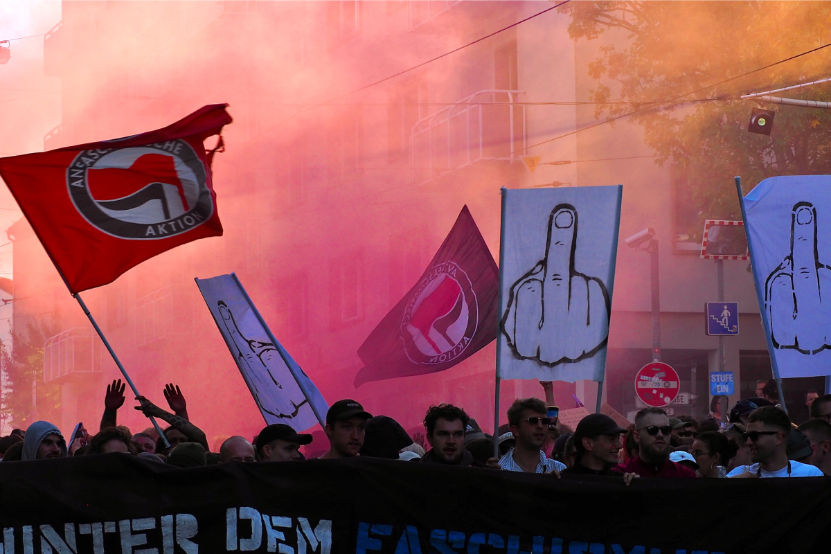 Straßenblockade